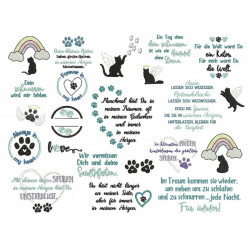 Stickserie - Katzenhimmel